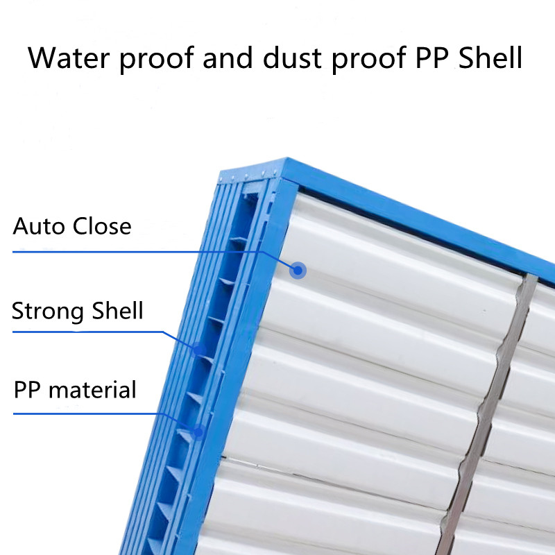 Montaje de pared Ventilador axial Axial Ventilación industrial Ventilador de escape PP Ventilador de plástico